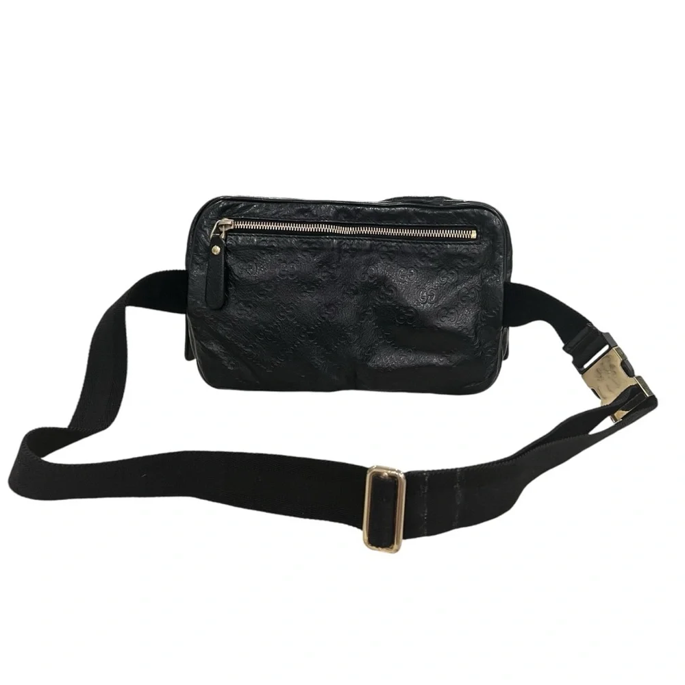 Gucci Monogram Leather Crossbody Belt Bag - Picture 4 of 9